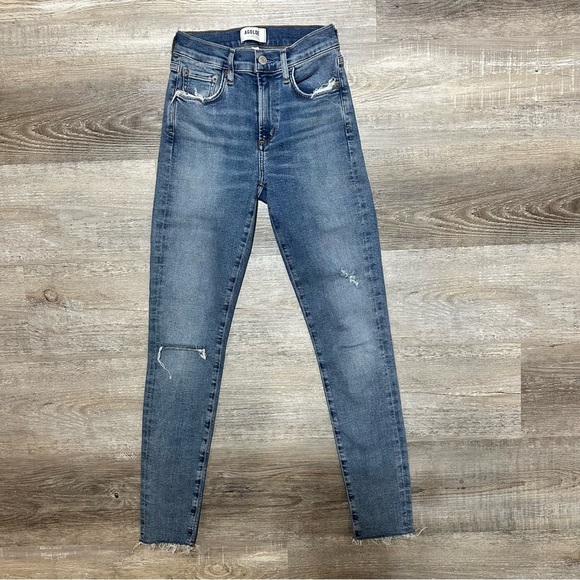 Agolde Revolve Sophie Ankle Skinny Jean in Pentacle size 25 - Picture 4 of 10